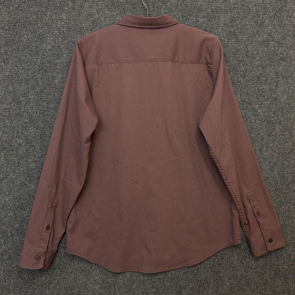 Backcountry Fendler Flannel Men’s Shirt L Brown Button Down Workwear Stretch - Picture 5 of 9